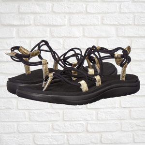 Womens Teva Voya Infinity Metallic Sandal